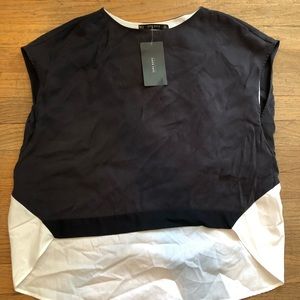 Zara Nancy Top with White Underlay